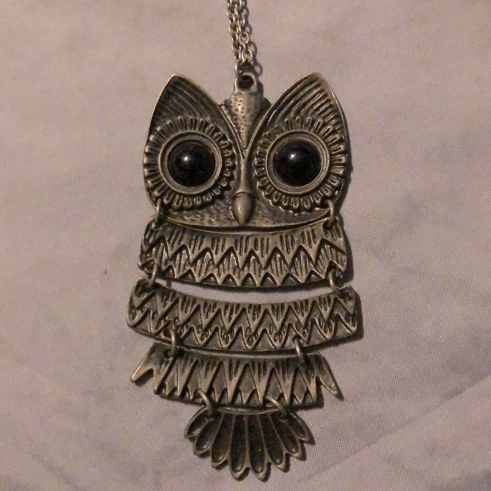Long Owl Linked Necklacs